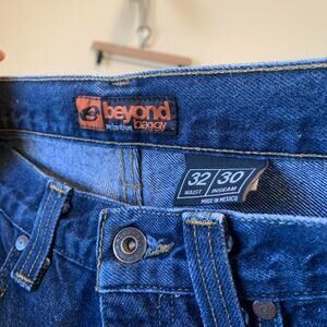 Y2k Anchor Blue Beyond Baggy denim Jeans